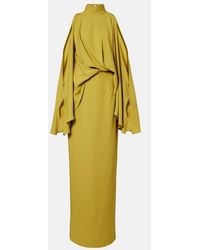 ‎Taller Marmo - Bacall Draped Crepe Cady Gown - Lyst