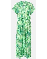 Poupette - Mya Printed Halterneck Maxi Dress - Lyst