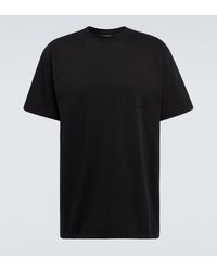 CDLP T-Shirt aus Baumwoll-Jersey - Schwarz