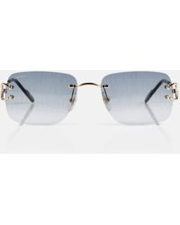 Cartier - Rectangular Sunglasses - Lyst