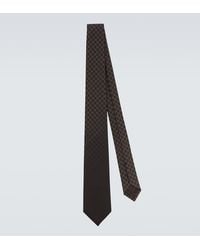 Gucci - Gg Silk Jacquard Tie - Lyst