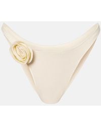 SAME - Rosette Floral-Applique Bikini Bottoms - Lyst