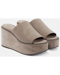 Brunello Cucinelli - Classic High Mule - Lyst