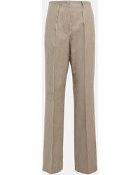Fendi - Houndstooth High-rise Straight Pants - Lyst