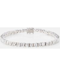 Suzanne Kalan - Bracelet Classic Diamond en or blanc 18 ct et diamants - Lyst