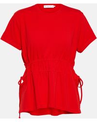Proenza Schouler - Side Ruched Tee - Lyst