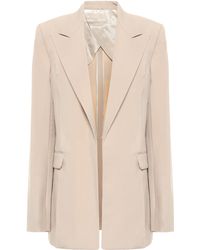 Helmut Lang Blazer de crepé - Neutro