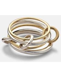 Spinelli Kilcollin - Pisces 18kt Gold And Sterling Silver Ring - Lyst