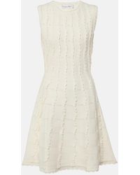 Oscar de la Renta - Knitted Minidress - Lyst