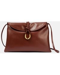 Bottega Veneta - Liberta Medium Leather Crossbody Bag - Lyst