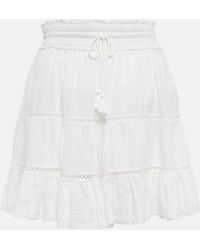 Isabel Marant - Lioline Cotton-Blend Gauze Mini Skirt - Lyst