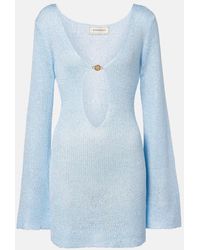 Bananhot - Rey Sequined Knitted Minidress - Lyst