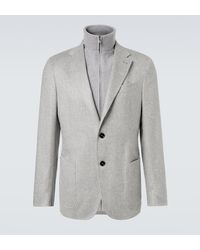 ZEGNA - Layered Cashmere Blazer - Lyst