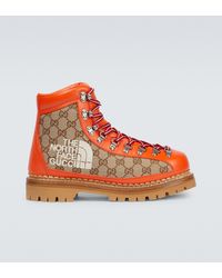 Gucci The North Face X GG Canvas Boots - Natural