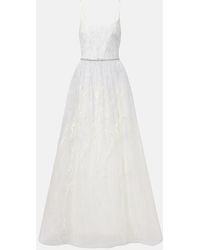 Elie Saab - Embroidered Tulle Gown - Lyst