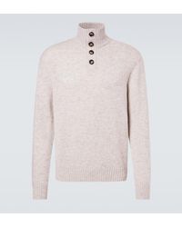Allude - Wool And Cashmere Turtleneck Sweater - Lyst