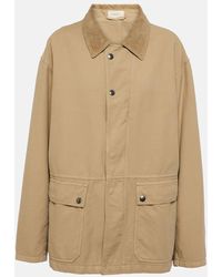 The Row - Frank Oversized Cotton Canvas Jacket - Lyst
