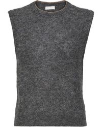 Brunello Cucinelli Metallic Mohair-blend Sweater Vest - Multicolour