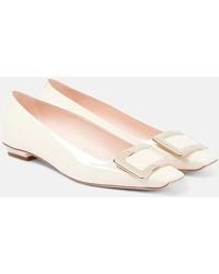 Roger Vivier - Belle Vivier 25 Patent Leather Ballet Flats - Lyst