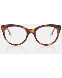 Fendi - Way Oval Glasses - Lyst