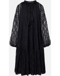 Patou - Lace Midi Dress - Lyst