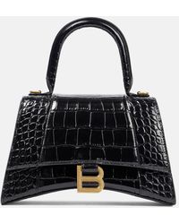 Balenciaga - Hourglass Small Top Handle Bag - Lyst