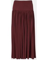 AYA MUSE - Jupe Longue A Taille Haute - Lyst