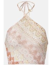Missoni - Lame Crop Top - Lyst