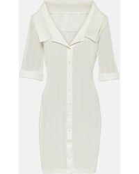 Jacquemus - La Mini Robe Manta Jersey Shirt Dress - Lyst