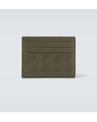 Bottega Veneta - Intrecciato Leather Card Holder - Lyst