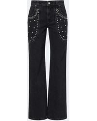 Isabel Marant - Silka Studded Boot-Cut Jeans - Lyst