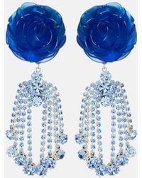 Magda Butrym - Orecchini Pendenti Con Cristalli - Lyst