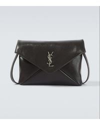 Saint Laurent - Cassandre Envelope Leather Messenger Bag - Lyst