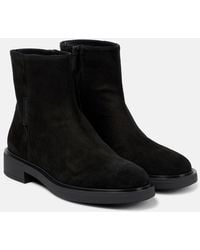 Gianvito Rossi - Lexington Suede Ankle Boots - Lyst