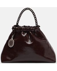 Stella McCartney - Falabella Small Patent Faux Leather Tote Bag - Lyst