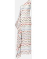 Missoni - Zigzag Crochet Maxi Dress - Lyst