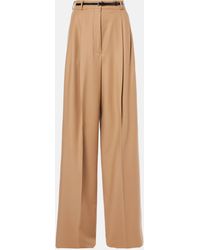 Sportmax - Kiens12 Wool-blend Wide-leg Pants - Lyst