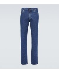 ZEGNA - Roccia Mid-Rise Slim Jeans - Lyst