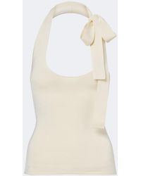 Zimmermann - Fairlight Knitted Halterneck Top - Lyst