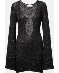 Bananhot - Rey Cutout Crochet Minidress - Lyst