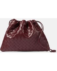 Bottega Veneta - Clutch Dustbag Medium Aus Leder - Lyst