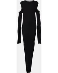 Rick Owens - Caped Wool Maxi Dress - Lyst