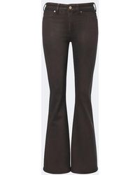 7 For All Mankind - The Leggy Bootcut Coated Jeans - Lyst