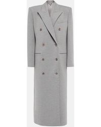 Magda Butrym - Double-Breasted Cotton-Blend Coat - Lyst