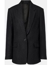TOTEME - Wool-Blend Flannel Blazer - Lyst