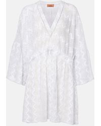 Missoni - Zigzag Lame Beach Dress - Lyst