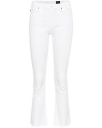 AG Jeans Jodi High-rise Cropped Jeans - White