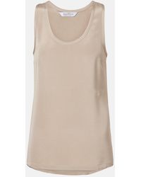 Max Mara - Silk Crepe De Chine Top - Lyst