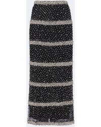 Costarellos - Marice Crystal-Embellished Midi Skirt - Lyst