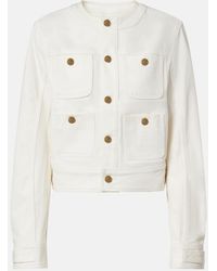 Balmain - Giacca Di Jeans - Lyst